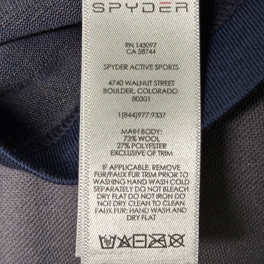 Spyder Elevation 1/2 Zip Baselayer Top Size Large - Picture 10 of 13